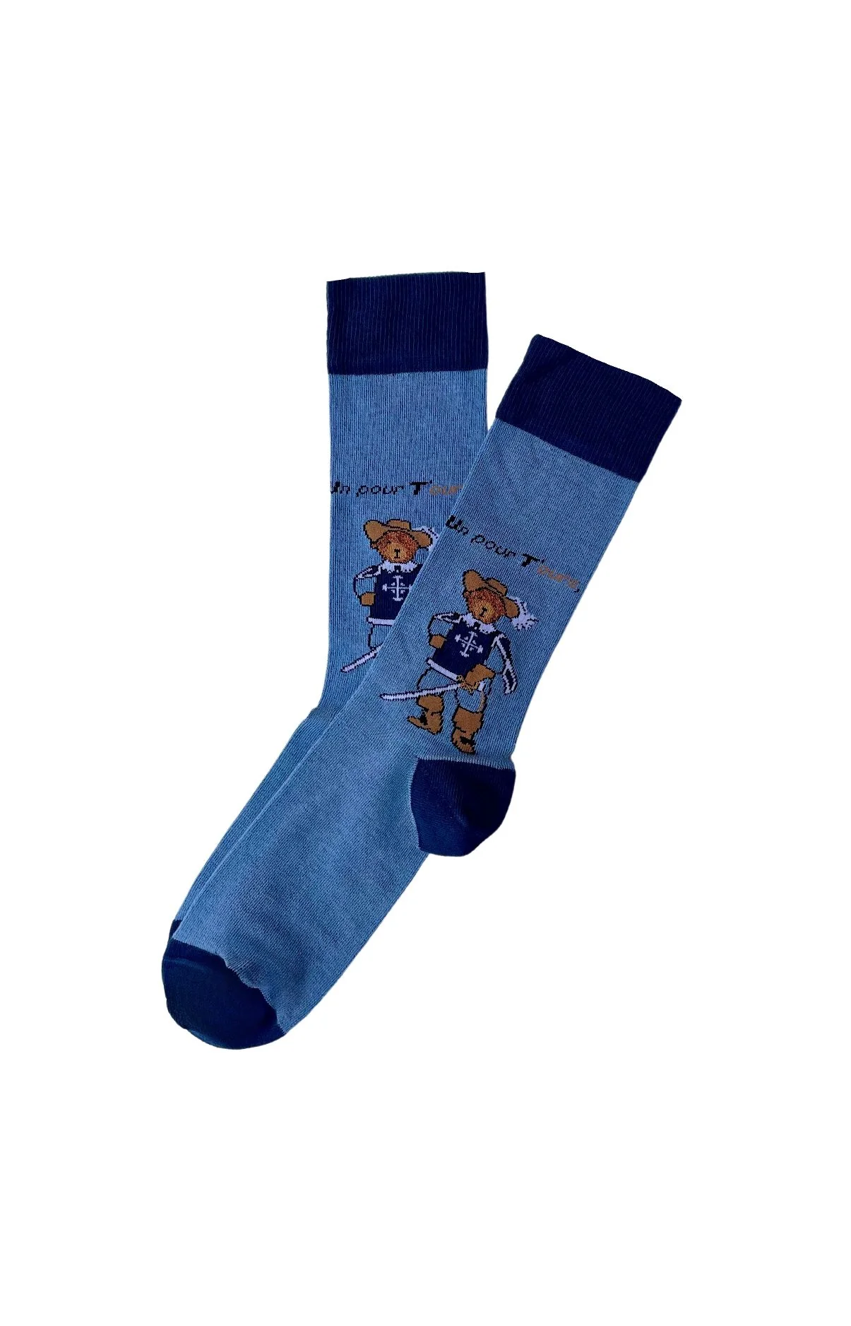 Chaussettes Mou(r)squetaires - Denim – Image 2