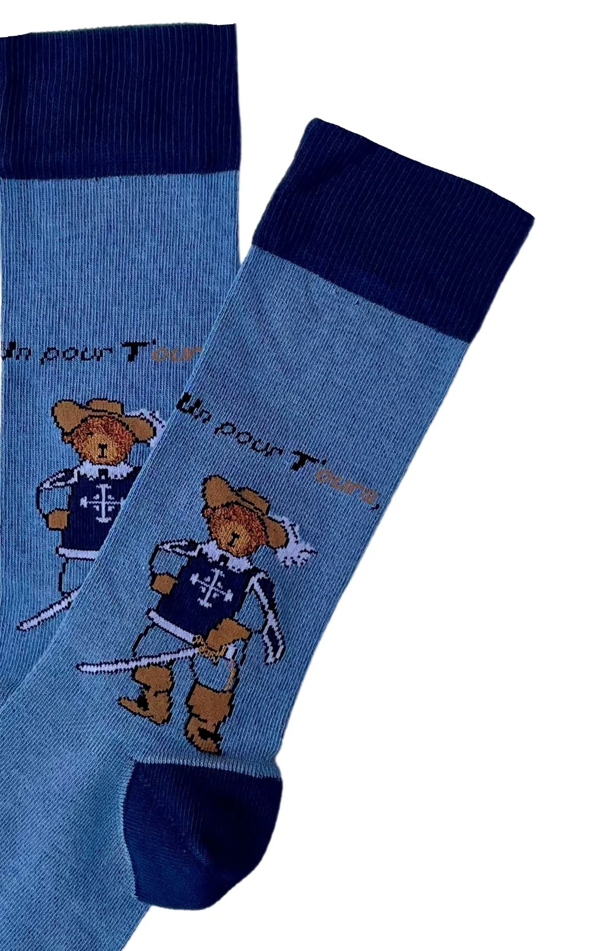 Chaussettes Mou(r)squetaires - Denim – Image 3