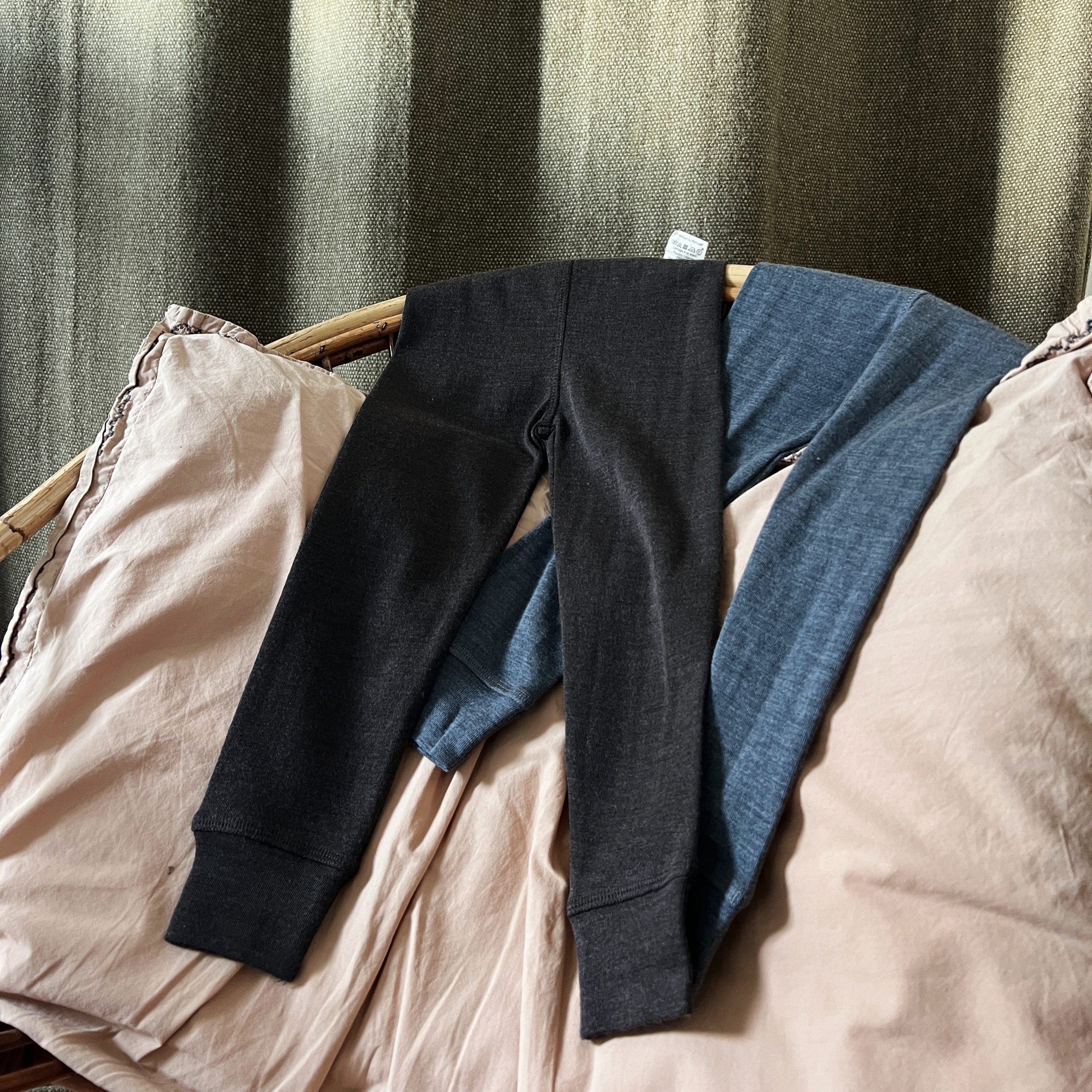 LEGGING BASILIC MÉRINOS Gris Chiné Clair – Image 5