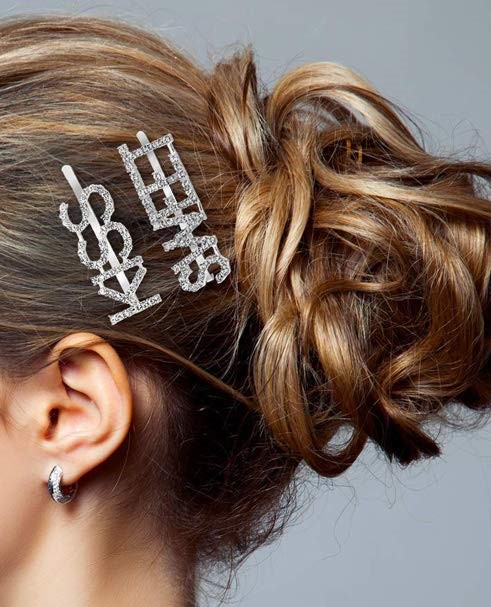 Barrettes Strass « Sweet » & « kiss » – Bundle