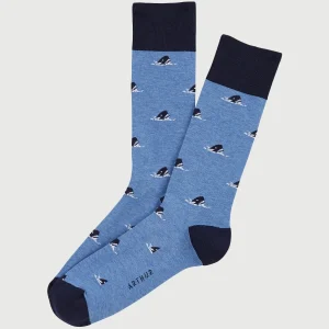 Chaussettes - Les dents de l'amour Denim