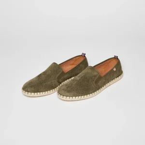 Espadrilles Kaki - Cuir