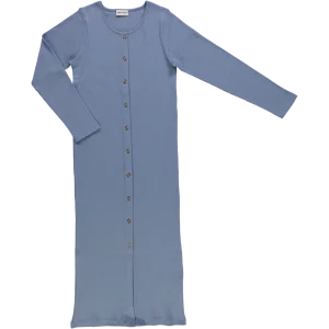 ROBE ALCATHEA CÔTELÉ ADULTE Faded Denim