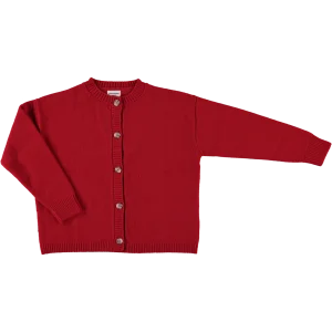 CARDIGAN PÉTALE LAINE ADULTE Scarlett Red