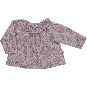 BLOUSE CHARME Flowery Toffee
