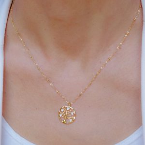 Collier arbre de vie coeur