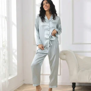 Ensemble Pyjama Manches Longues 100% Soie de Mûrier | La Parisienne