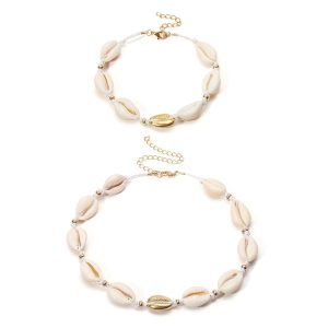 Parure Bracelet et Collier Coquillages – Maui