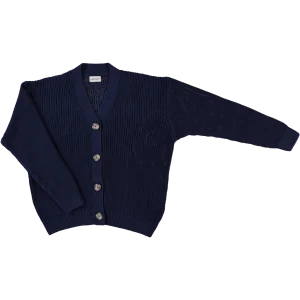 CARDIGAN MATÉ COTON ADULTE Marine