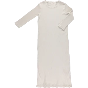 ROBE ORCHIDÉE CÔTELÉ ADULTE Almond Milk