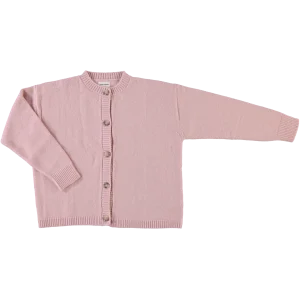 CARDIGAN PÉTALE LAINE ADULTE Soft Pink