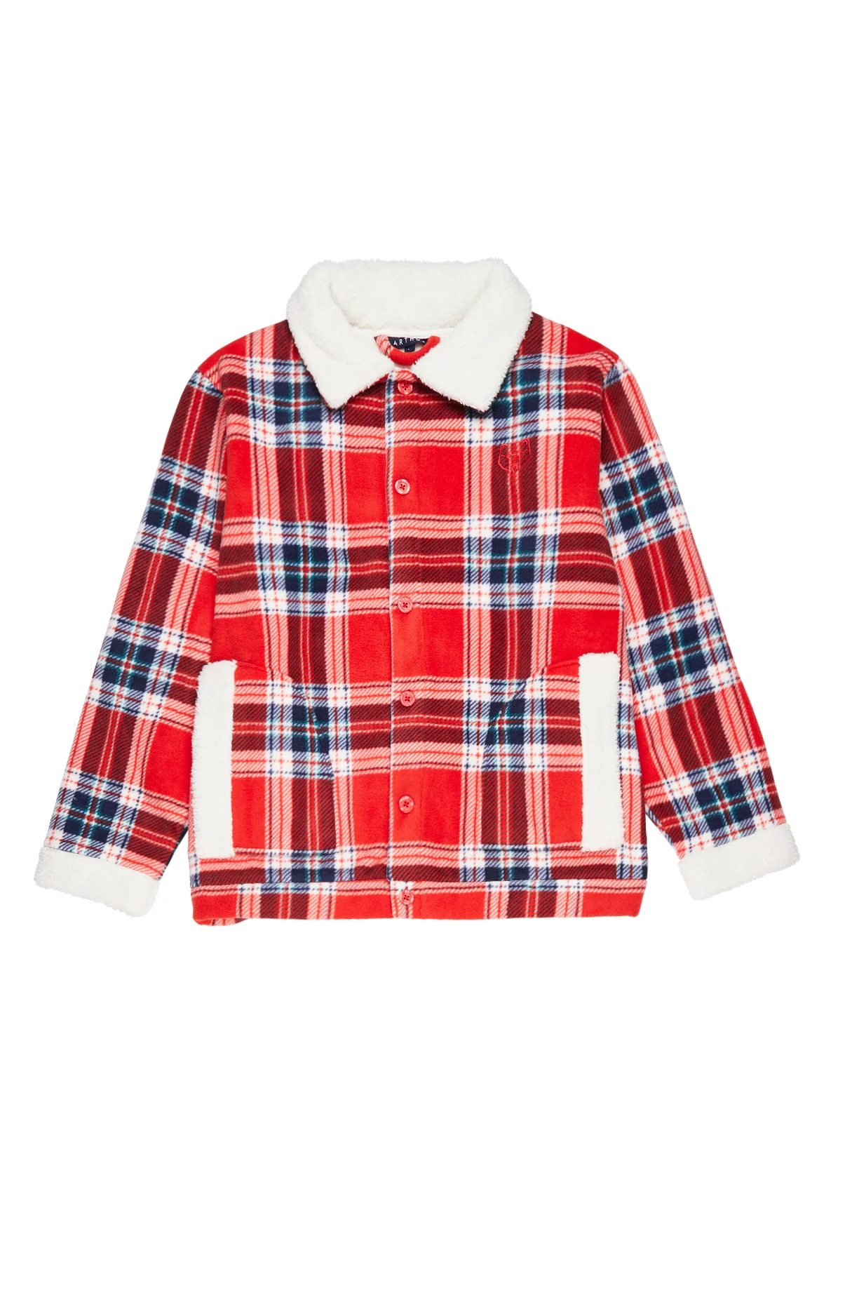 Veste polaire Logan - Rouge – Image 4