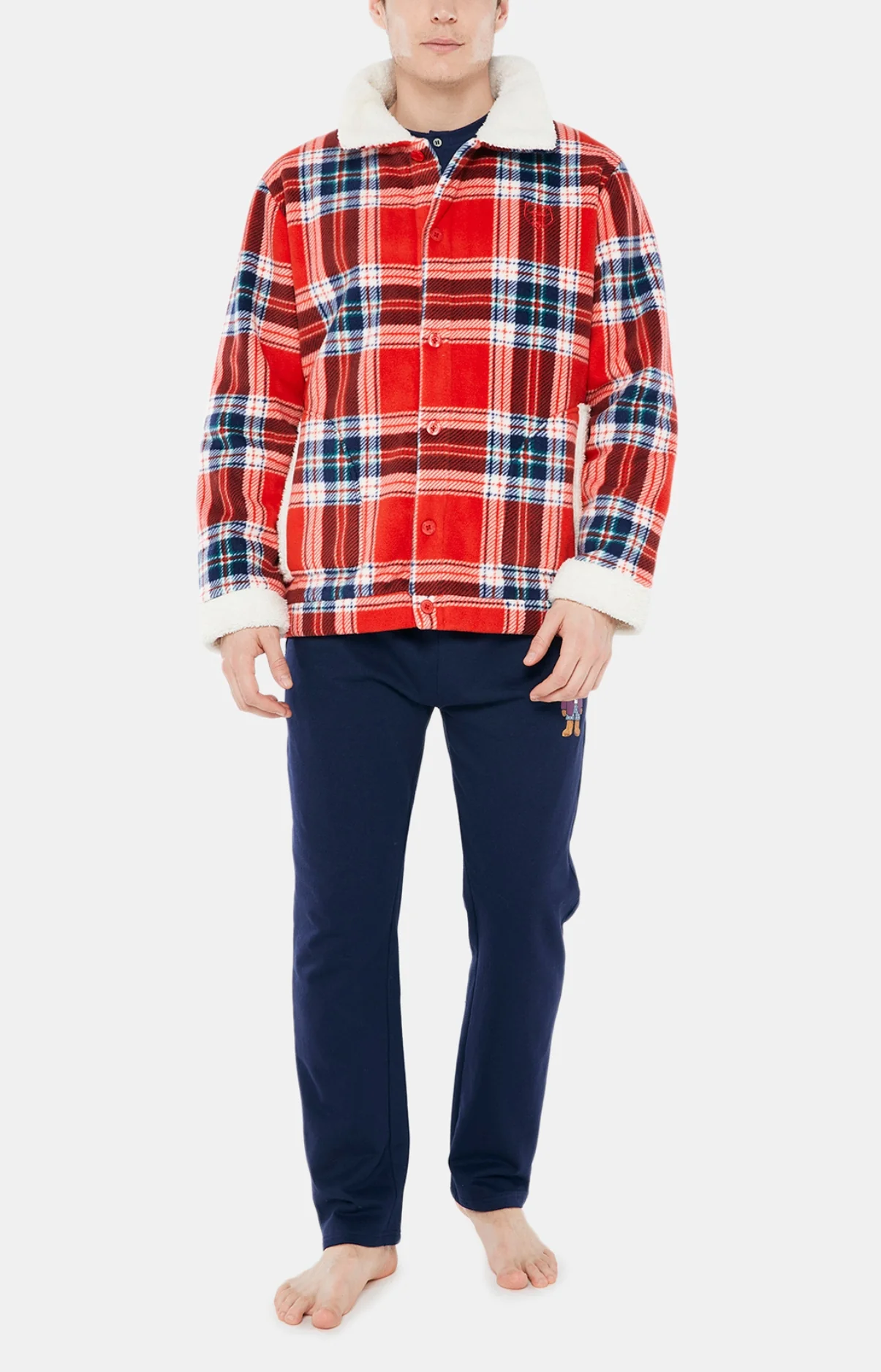 Veste polaire Logan - Rouge – Image 2