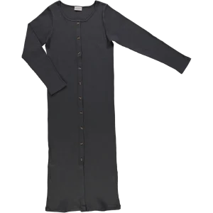 ROBE ALCATHEA CÔTELÉ ADULTE Pirate Black