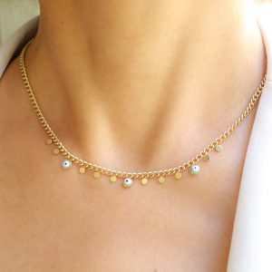 Collier œil et pampille