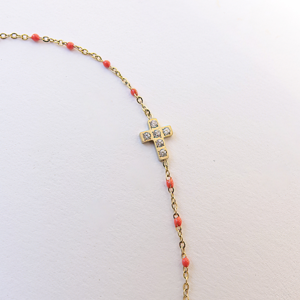 Bracelet croix Zircon – Image 9